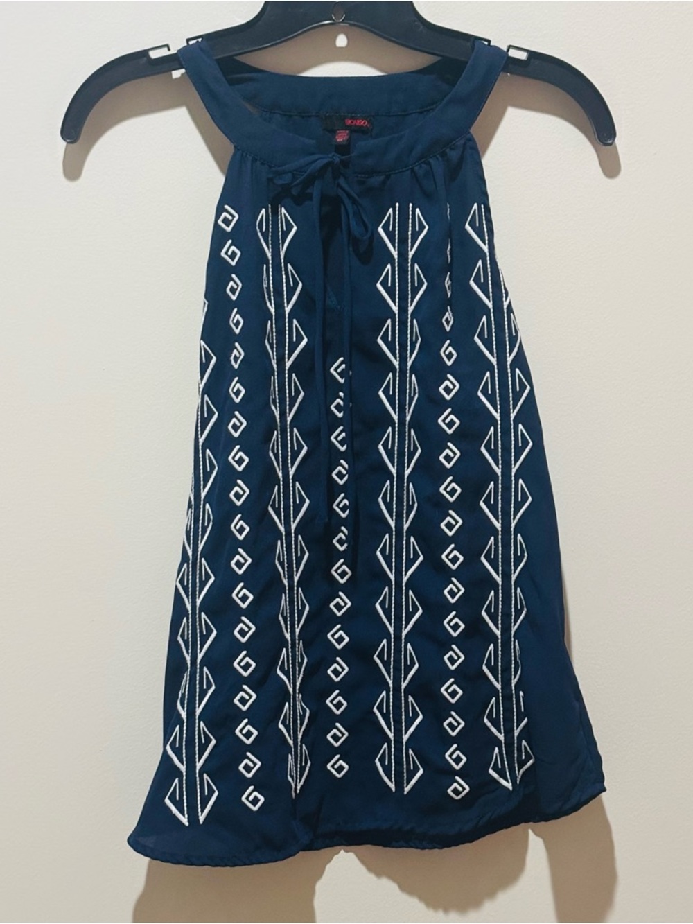 BONGO Navy Halter Tank